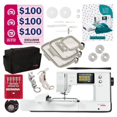 bernette 70 DECO embroidery machine