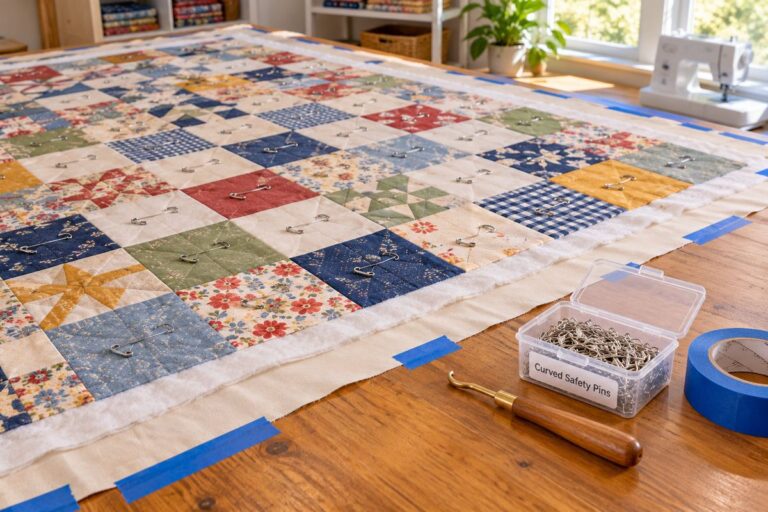 How to Baste a Quilt: Pins, Spray, Thread, and More
